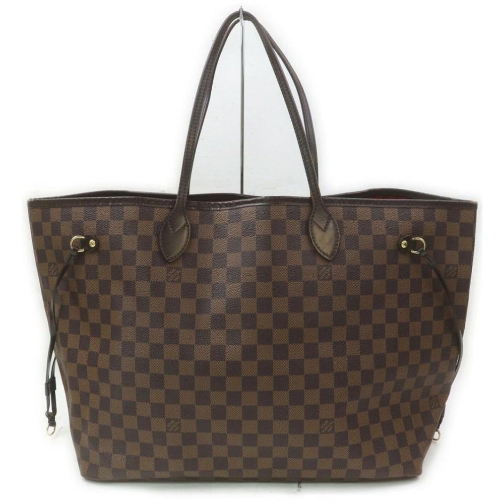 Louis Vuitton Large Damier Ebene Neverfull GM Tote